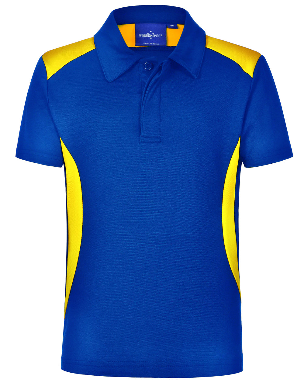 Winner Polo Kids - Royal/Gold - Front
