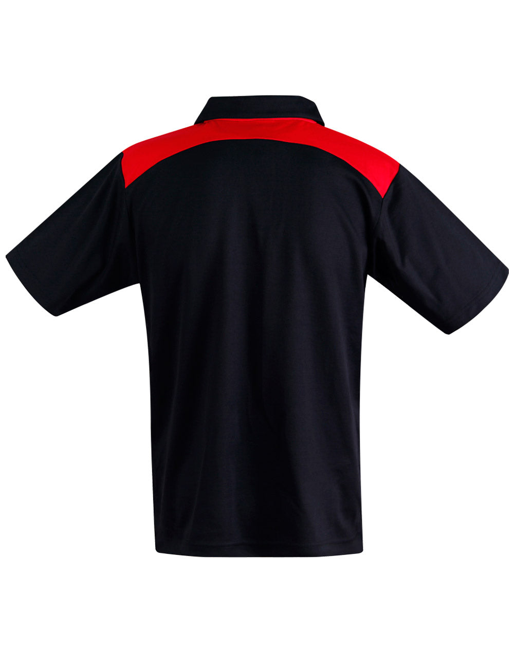Winner Polo Men's - Black/Red - Back