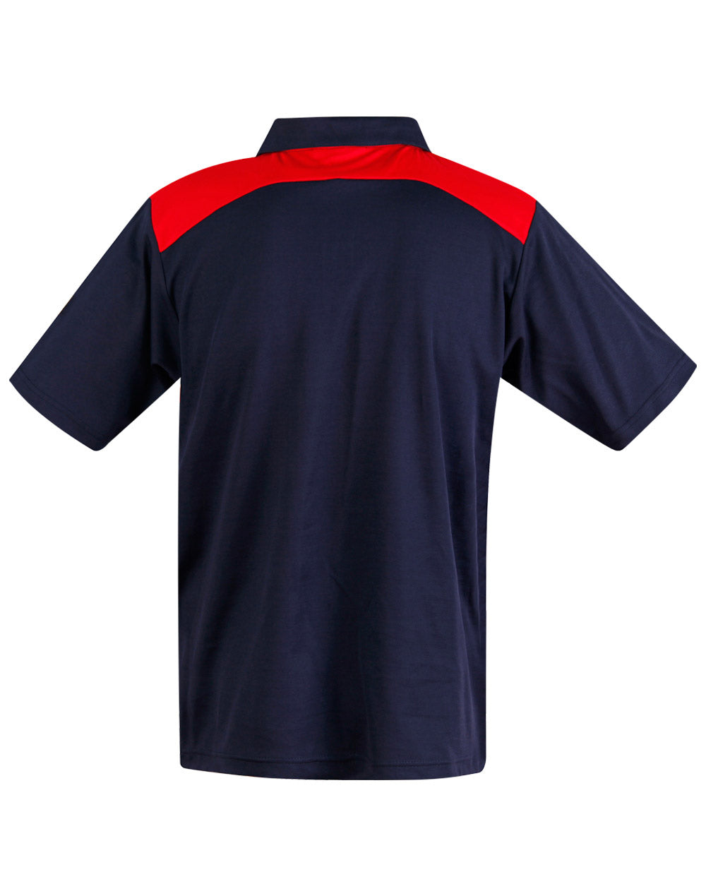 Winner Polo Men's - Navy/Red - Back