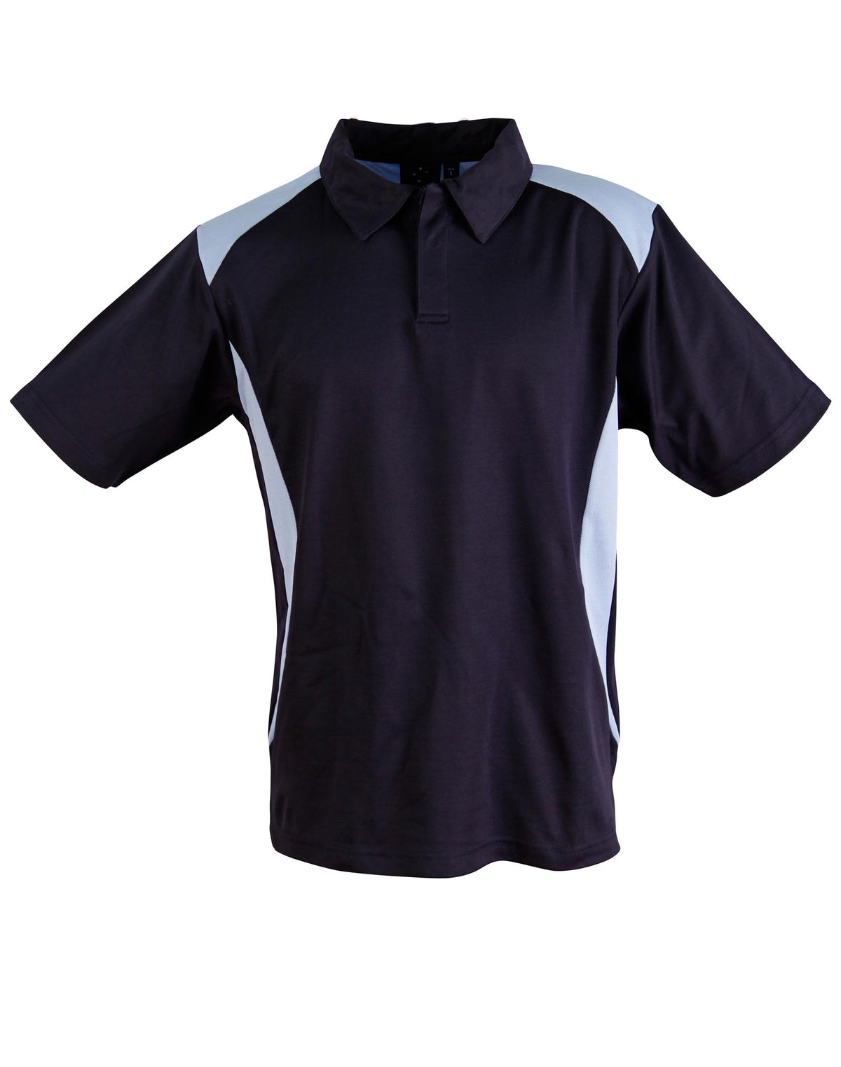 Winner Polo Kids - Navy/Skyblue - Front