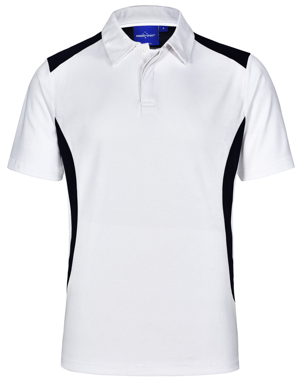 Winner Polo Men's - White/Navy - Front