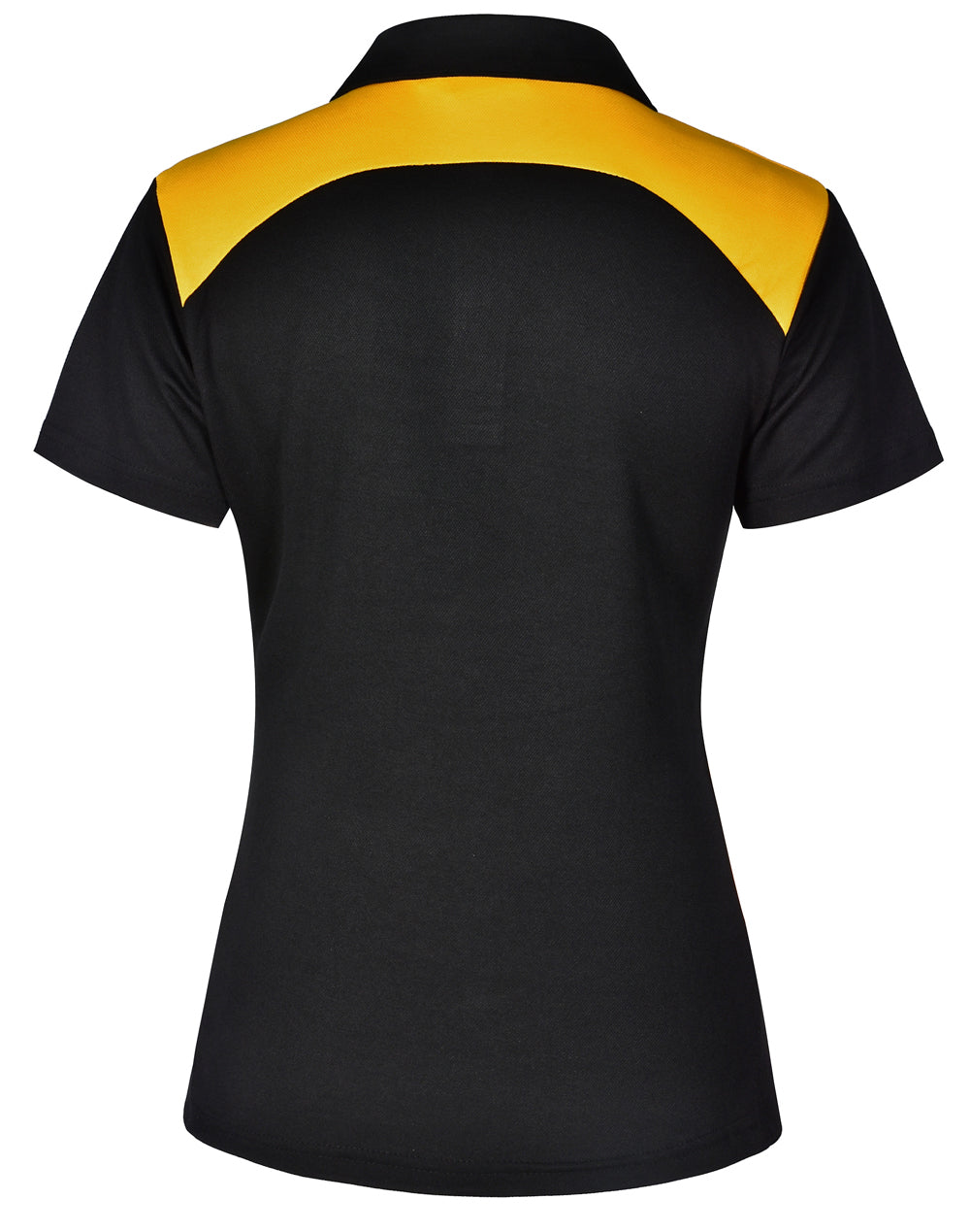Winner Polo Ladies' - Black/Gold - Back