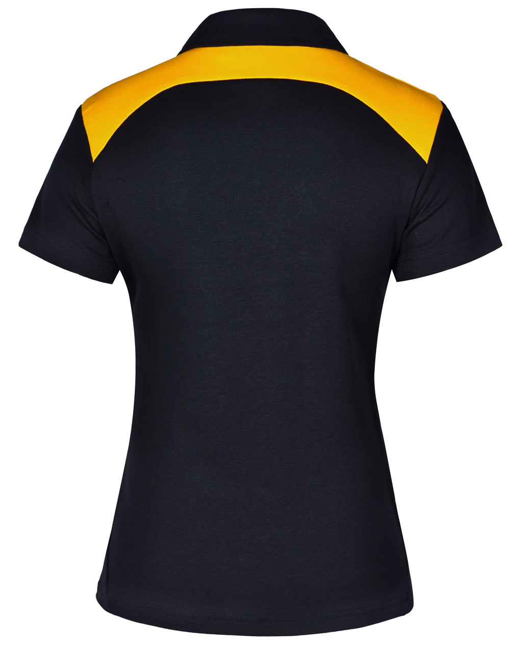 Winner Polo Ladies' - Navy/Gold - Back