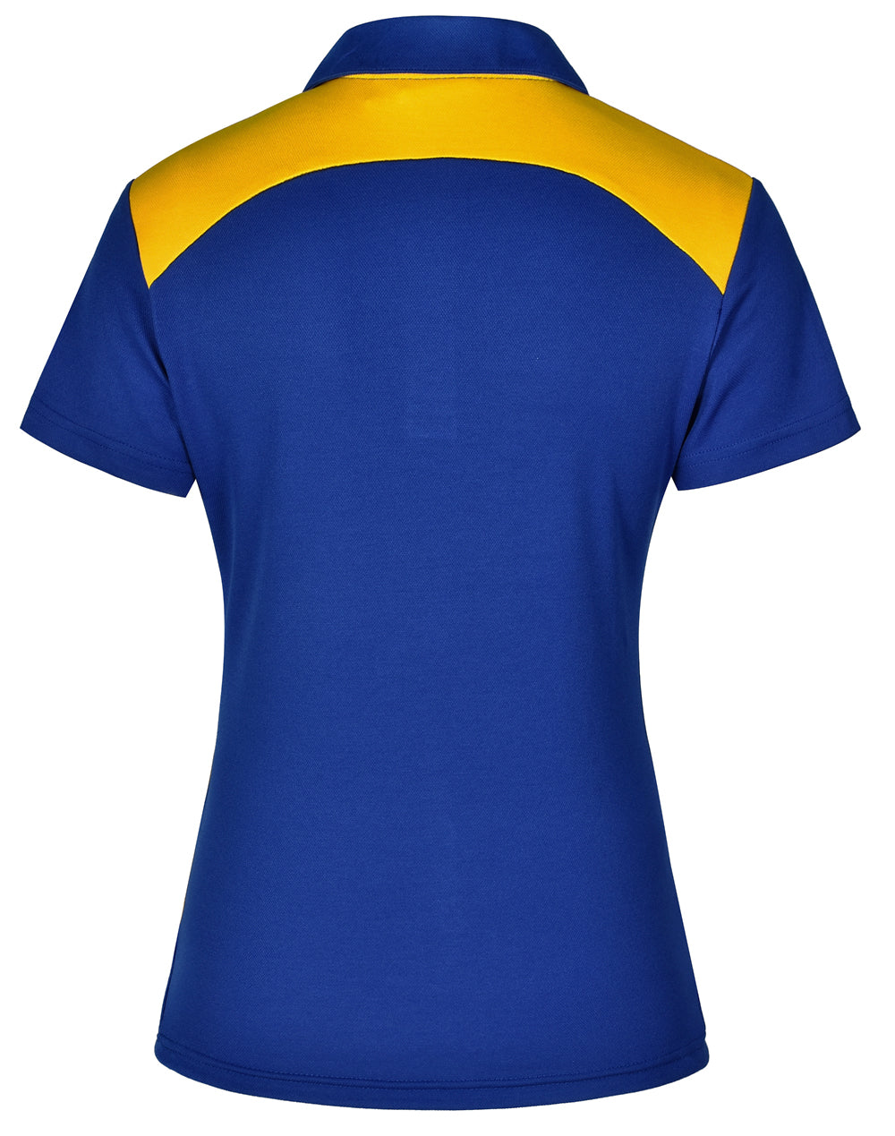 Winner Polo Ladies' - Royal/Gold - Back