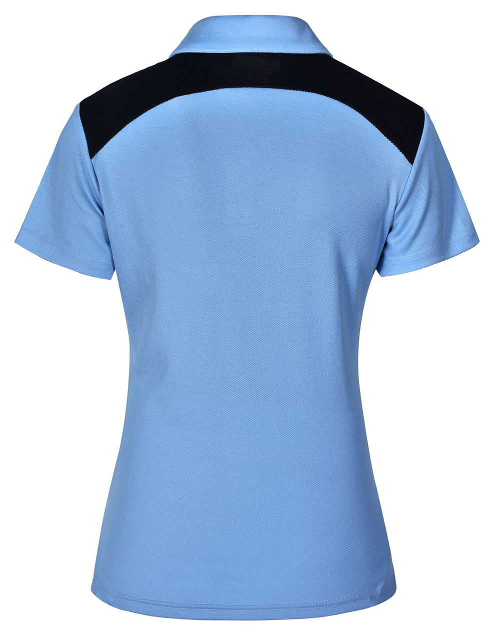 Winner Polo Ladies' - Skyblue/Navy - Back