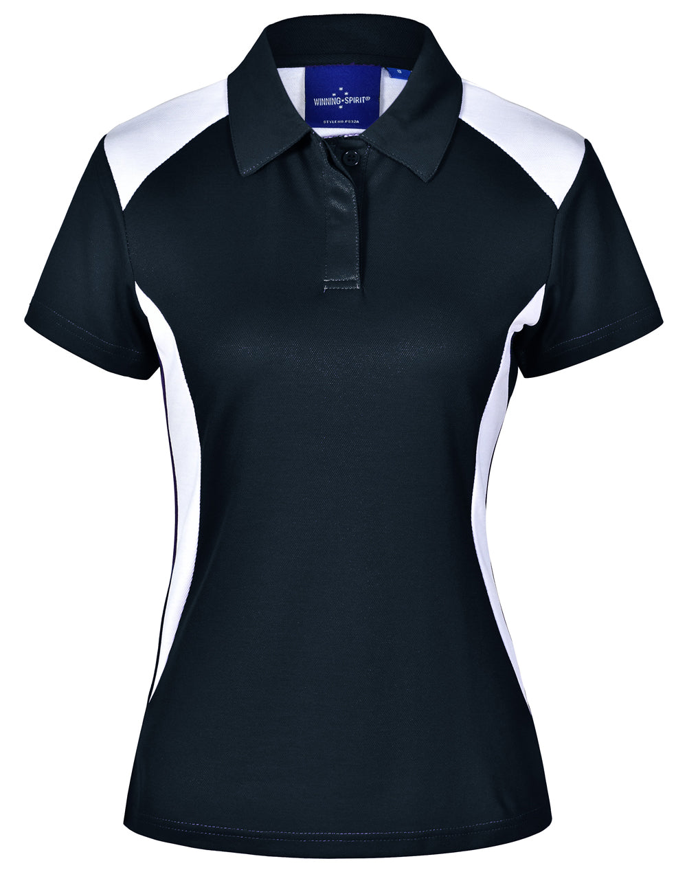 Winner Polo Ladies' - Navy/White - Front