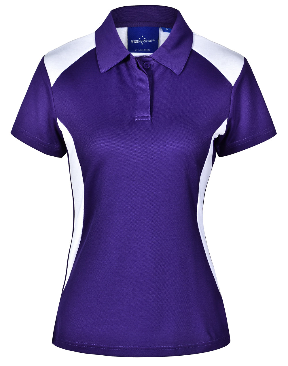 Winner Polo Ladies' - Purple/White - Front