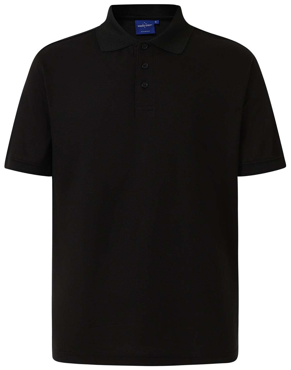 Victory Polo Men's - Black - Front