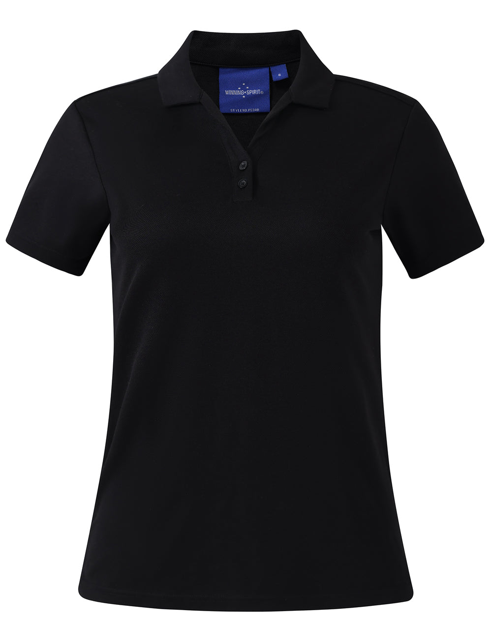 Victory Truedry® Short Sleeve Polo - Black - Front