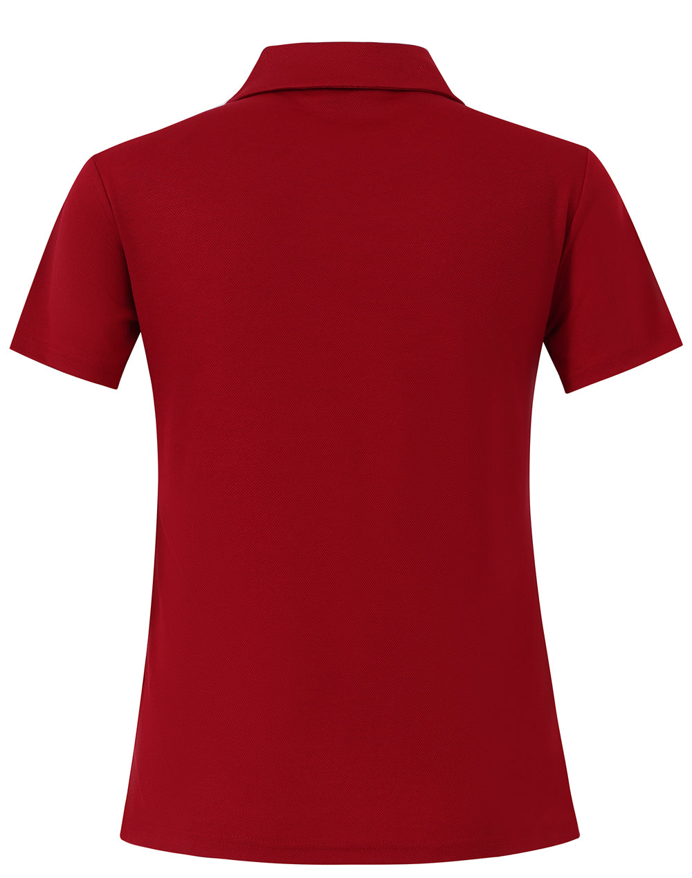 Victory Truedry® Short Sleeve Polo - Ruby - Back