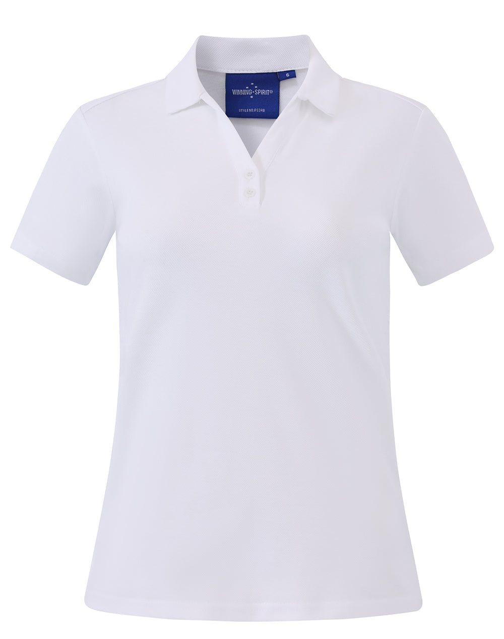 Victory Truedry® Short Sleeve Polo - White - Front