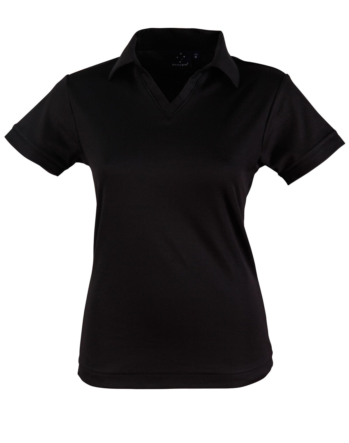 Victory Polo Ladies' - Black - Front