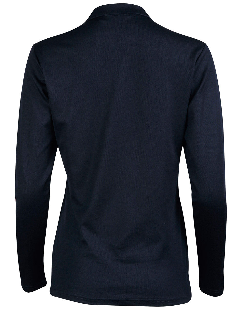 Victory Plus Truedry® long Sleeve Polo - Navy - Back