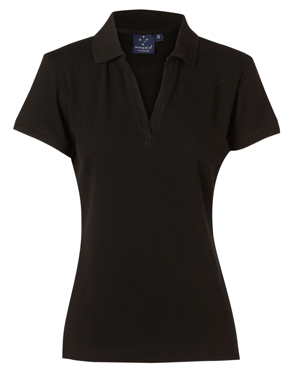 Longbeach Polo Ladies - Black - Front