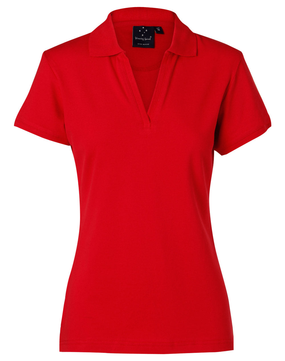 Longbeach Polo Ladies - Red - Front