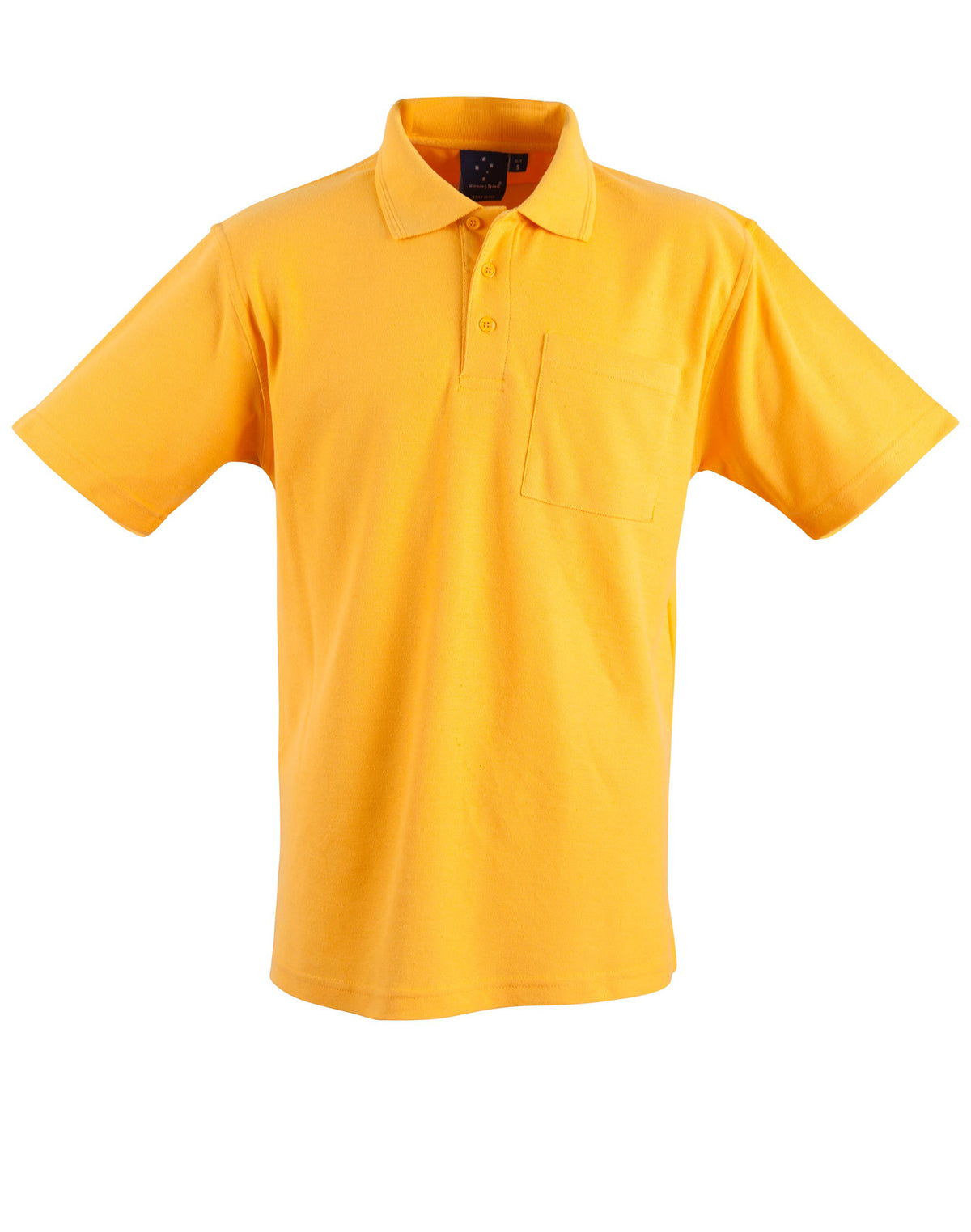 Pocket Polo Unisex - Gold - Front