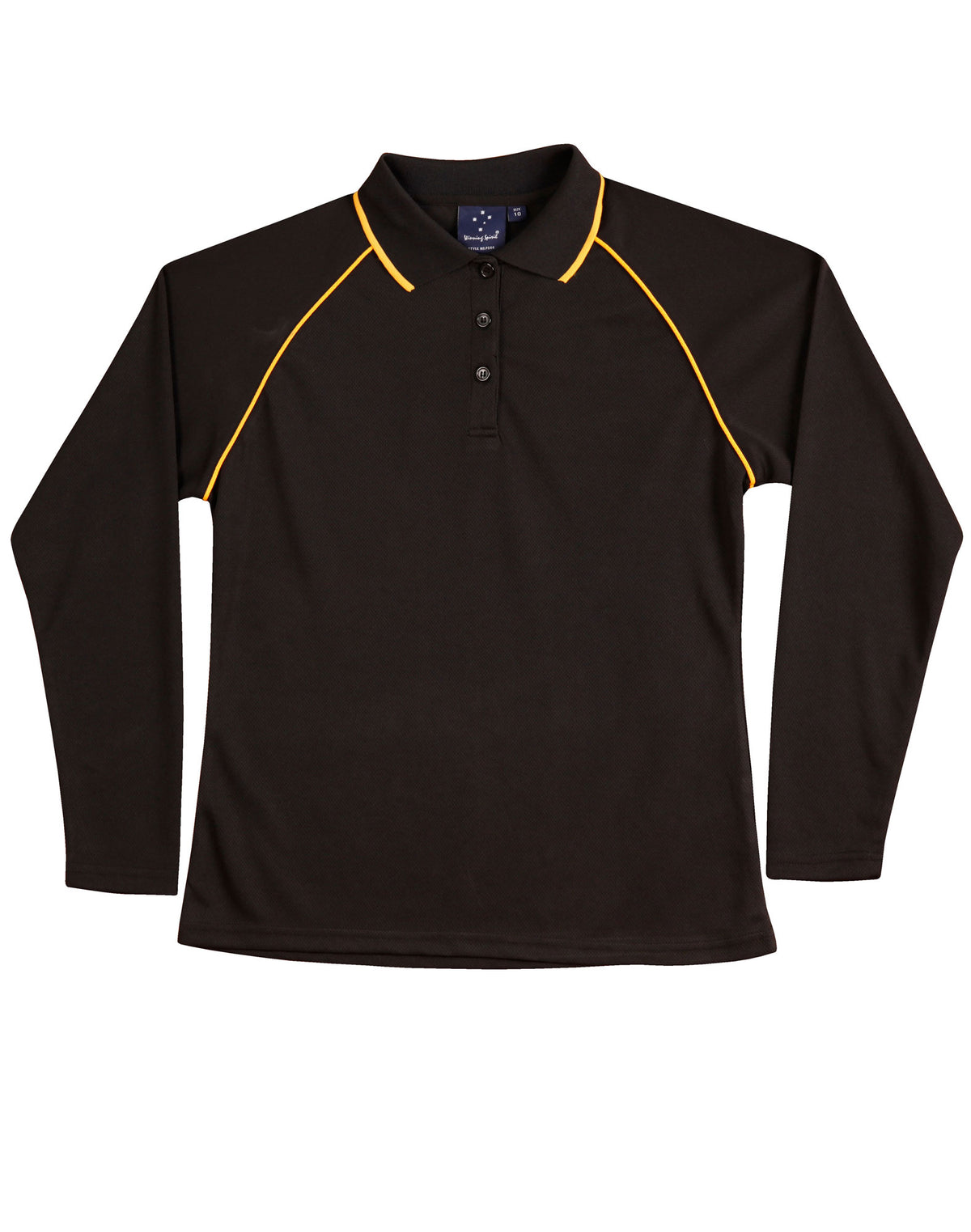 Champion Plus Ladies - Black/Gold - Front