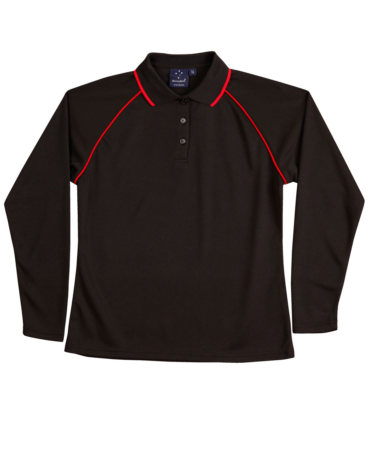 Champion Plus Ladies - Black/Red - Front