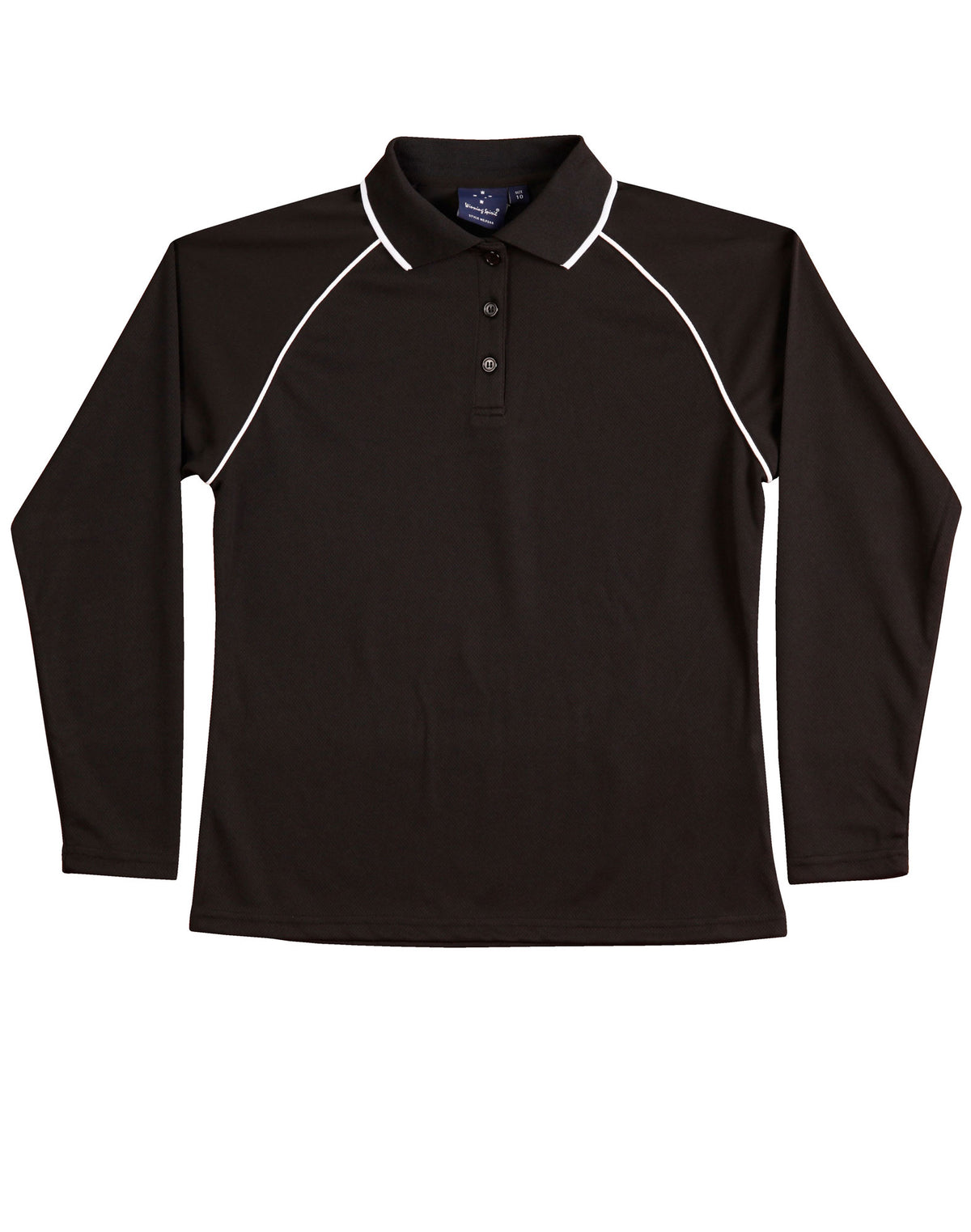 Champion Plus Ladies - Black/White - Front