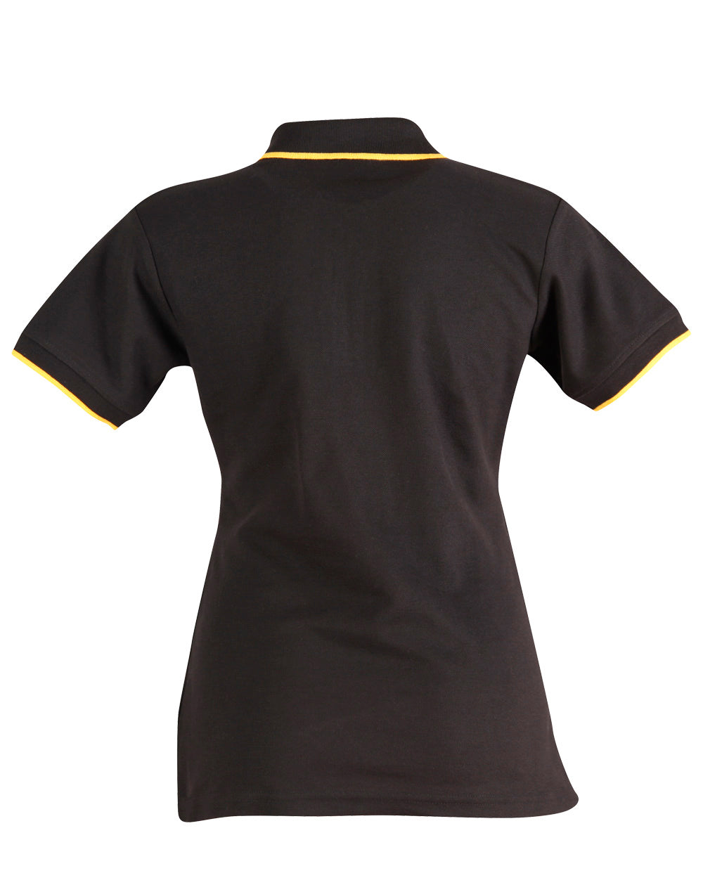 Liberty Polo Ladies - Black/Gold - Back