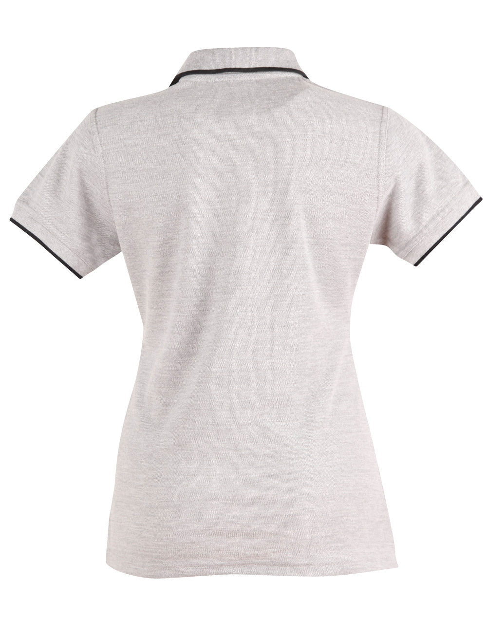 Liberty Polo Ladies - Grey/Black - Back