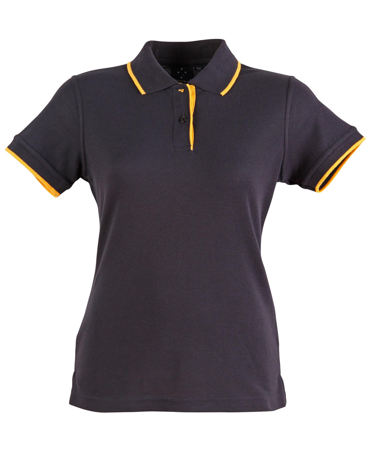 Liberty Polo Ladies - Navy/Gold - Front
