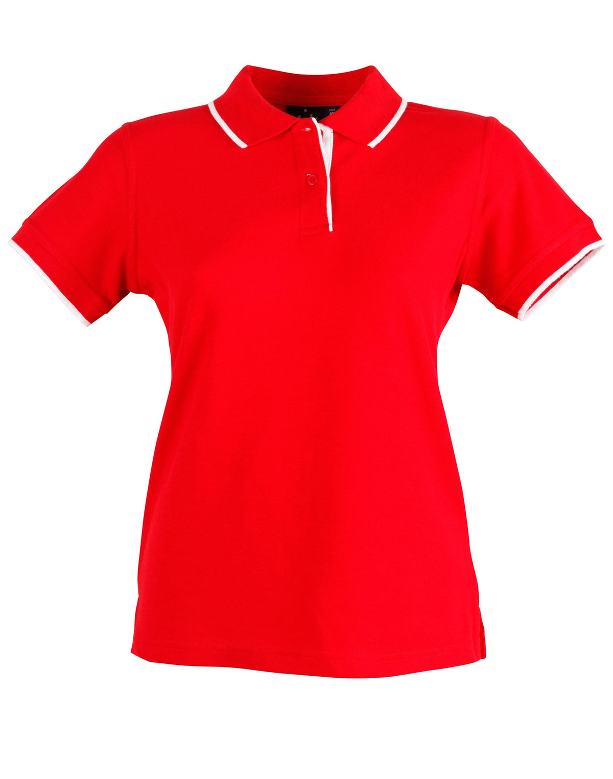 Liberty Polo Ladies - Red/White - Front