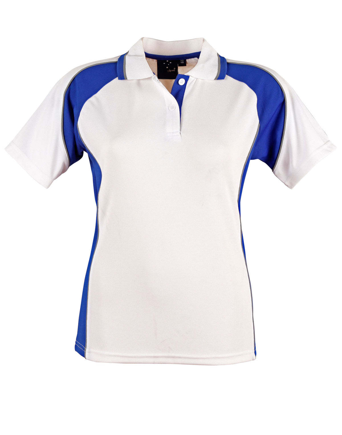 Mascot Ladies - White/Royal - Front
