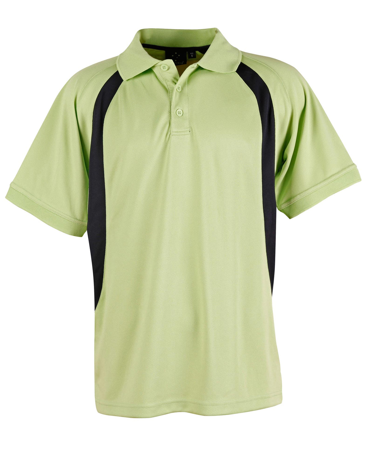 Olympian Polo Men's - Green/Navy - Front