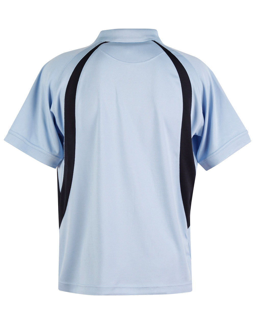 Olympian Polo Men's - Skyblue/Navy - Back
