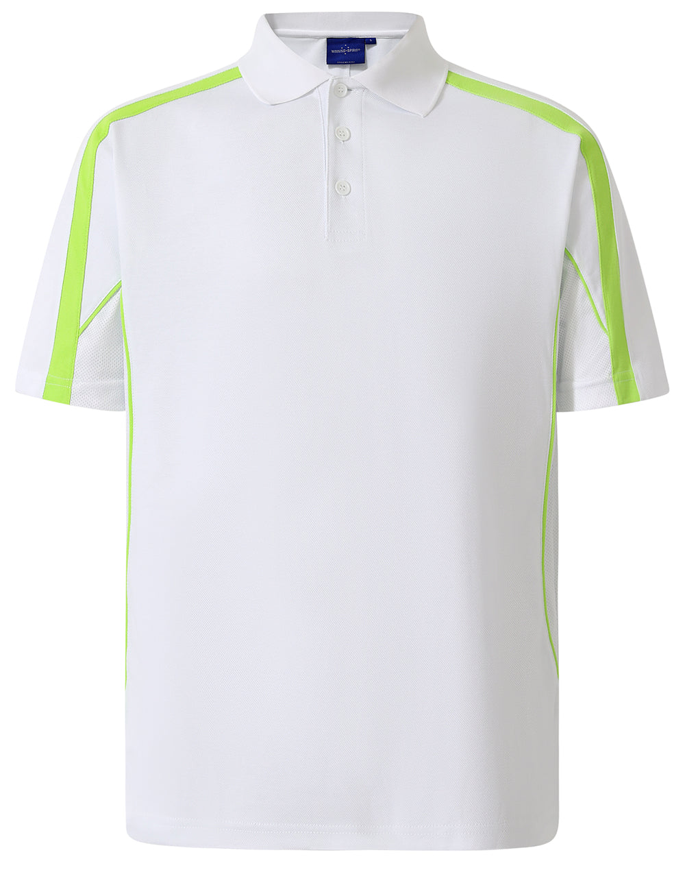 Legend Mens - White/Light Green - Front