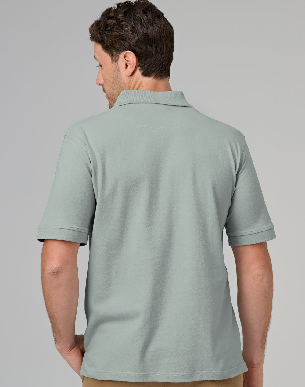Darling Harbour Polo Men's - Iceberg Green - Back