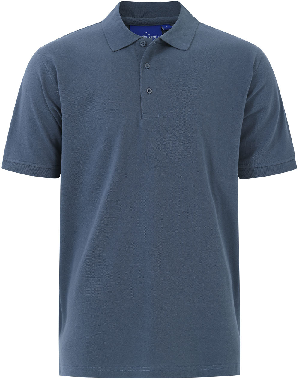 Darling Harbour Polo Men's - Slate Blue - Front