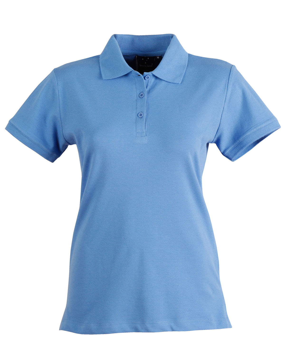 Darling Harbour Polo Ladies - Azure Blue - Front