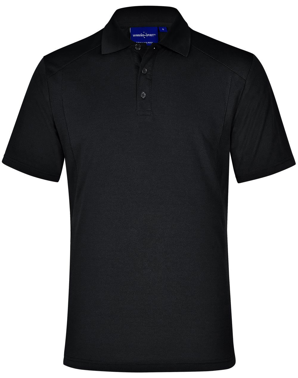 Lucky Bamboo Polo Men's - Black - Front