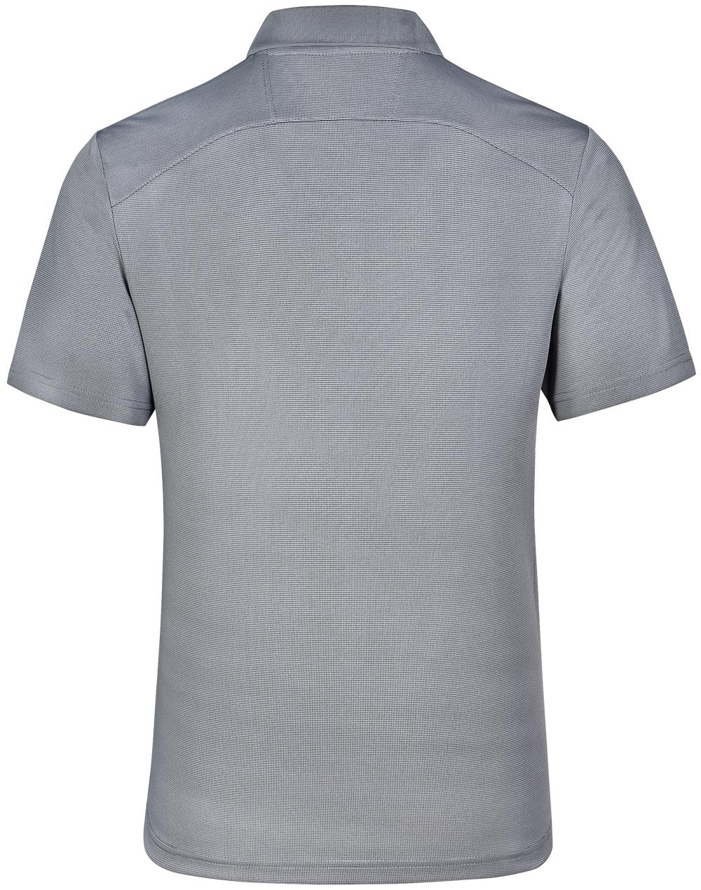 Lucky Bamboo Polo Men's - Cool Grey - Back
