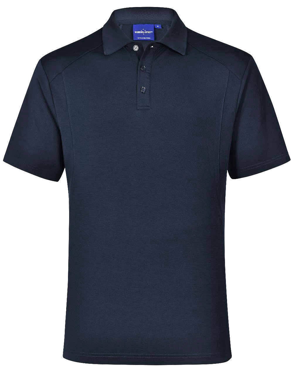 Lucky Bamboo Polo Men's - Navy - Front