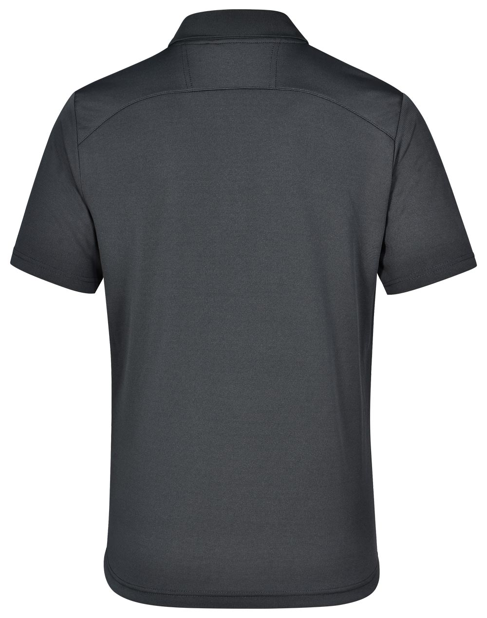 Lucky Bamboo Polo Men's - Storm Grey - Back