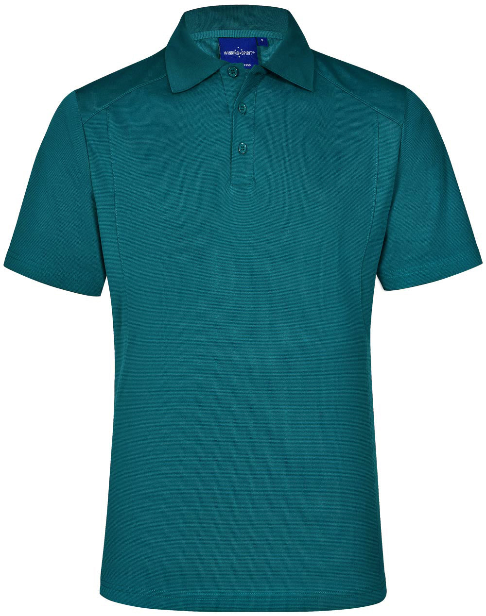 Lucky Bamboo Polo Men's - Teal - Front