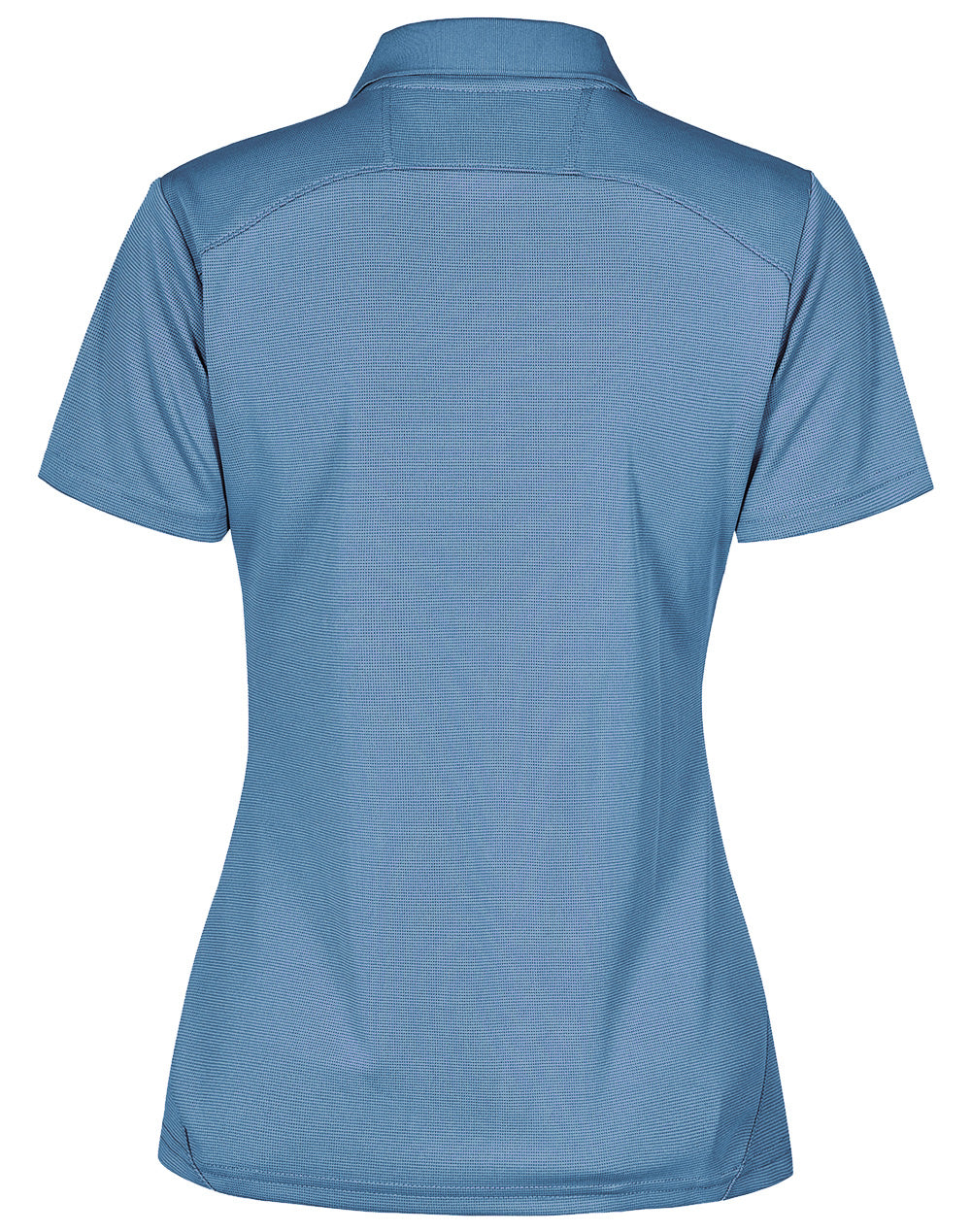 Lucky Bamboo Polo Ladies - Arctic Blue - Back