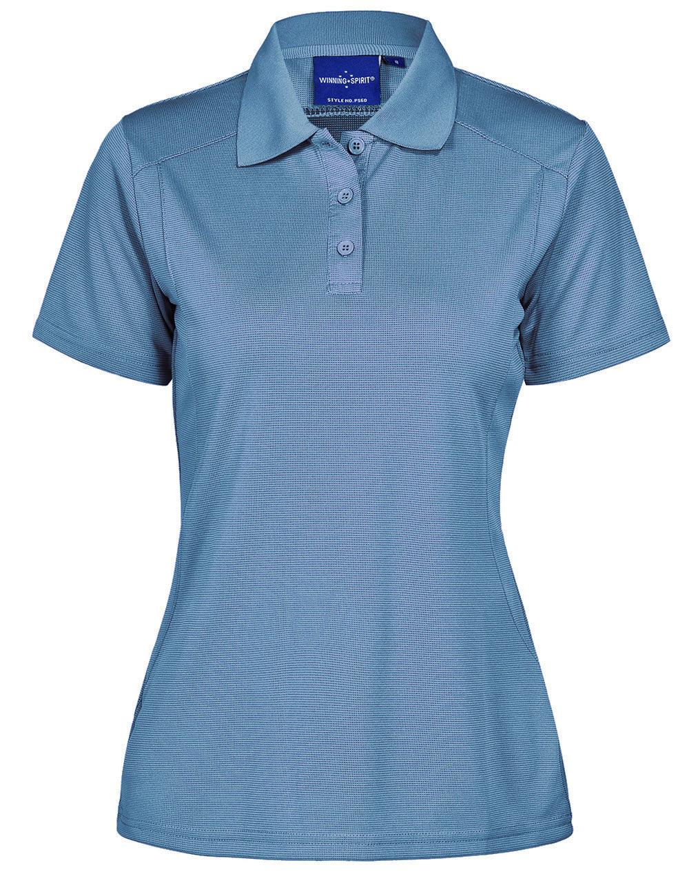 Lucky Bamboo Polo Ladies - Arctic Blue - Front