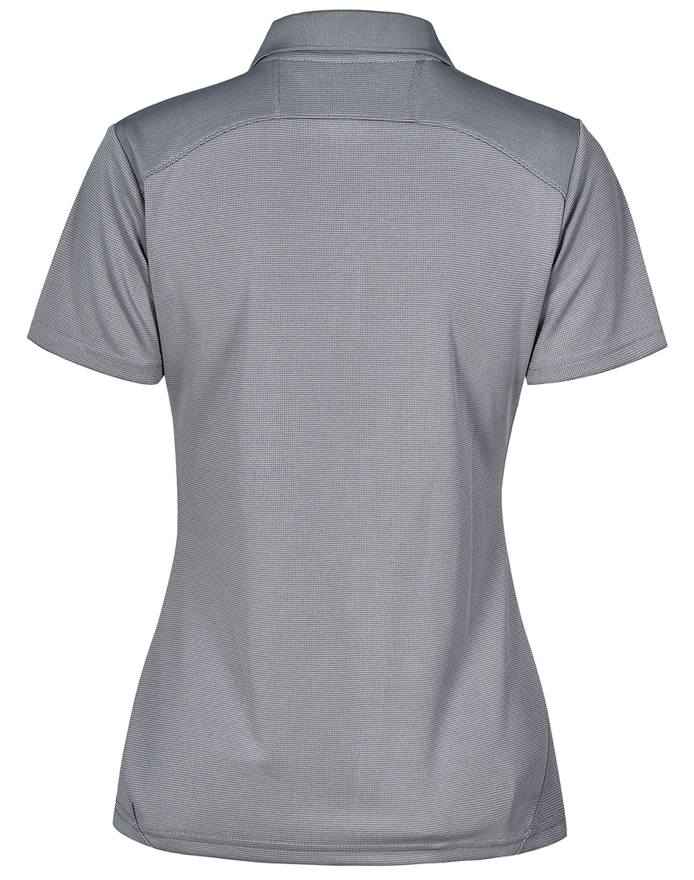 Lucky Bamboo Polo Ladies - Cool Grey - Back