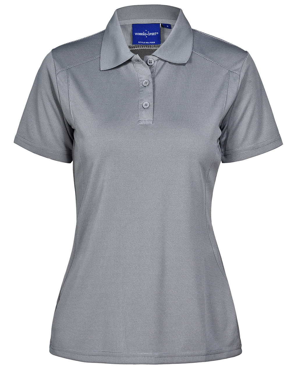 Lucky Bamboo Polo Ladies - Cool Grey - Front