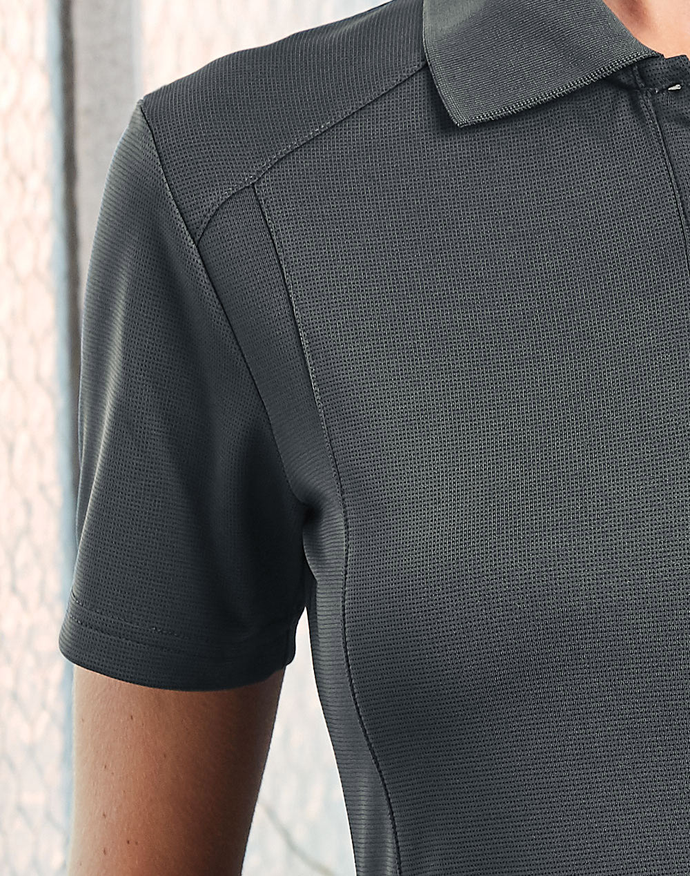 Lucky Bamboo Polo Ladies - Storm Grey - View