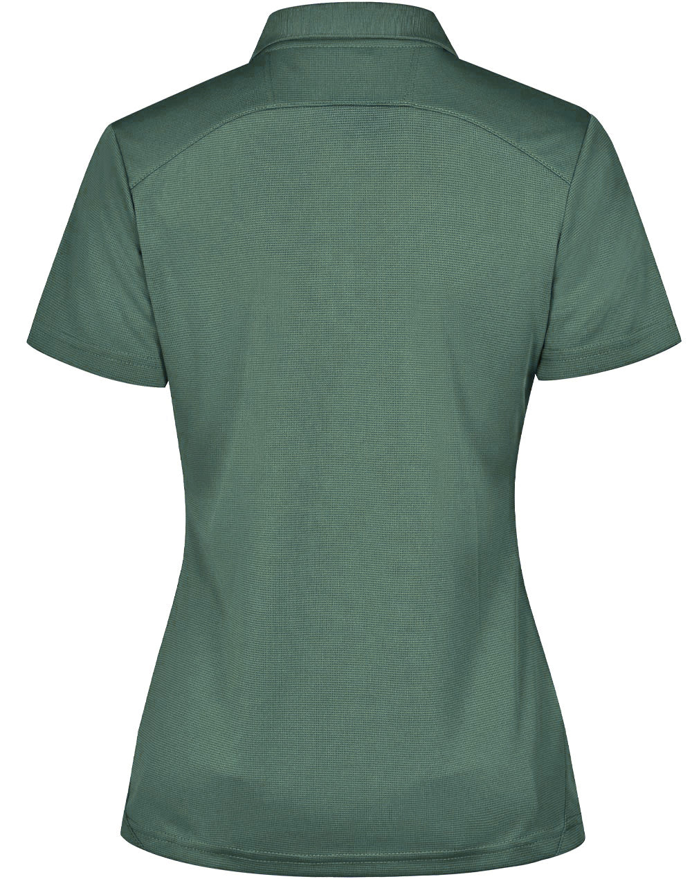 Lucky Bamboo Polo Ladies - Mineral Green - Back