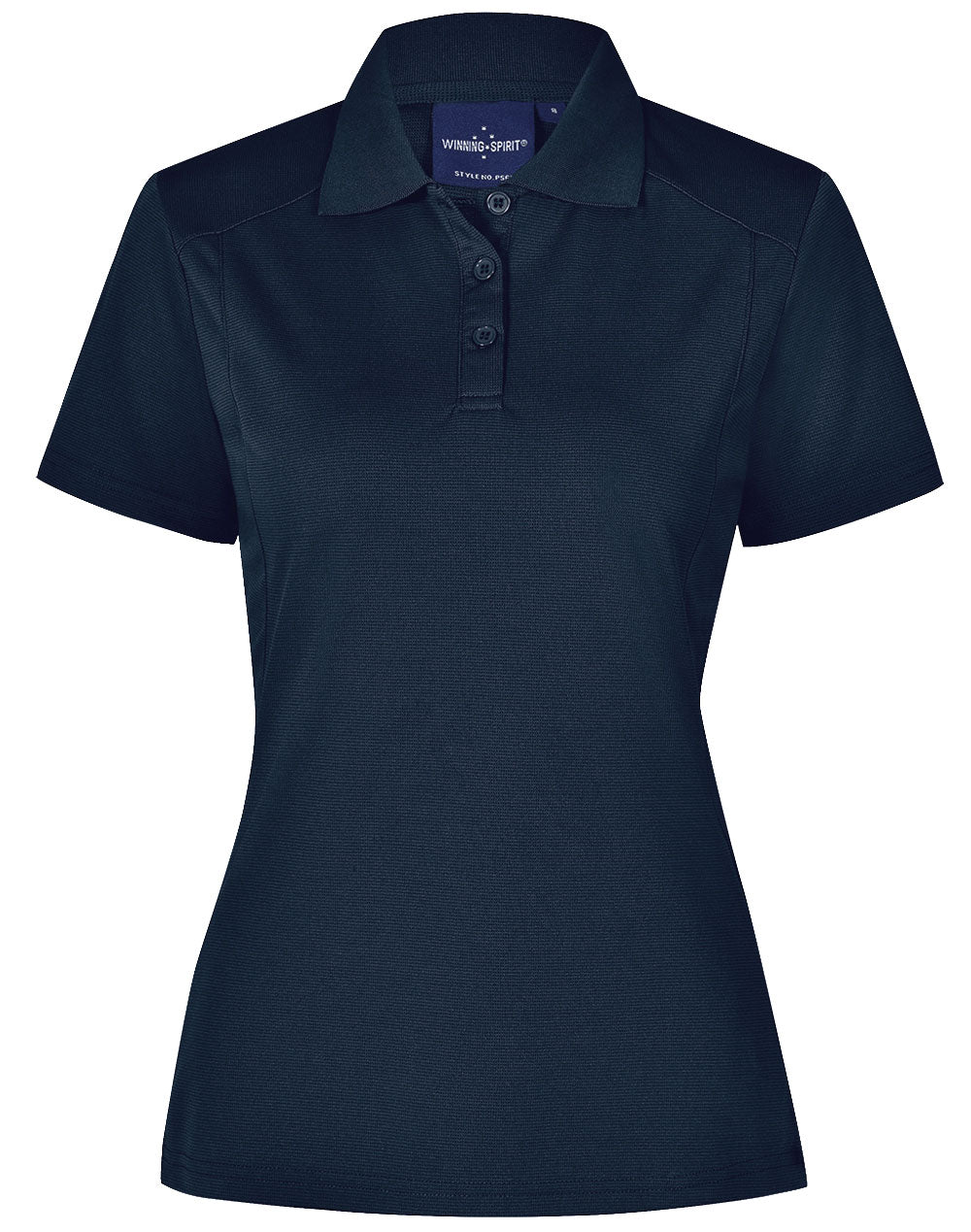 Lucky Bamboo Polo Ladies - Navy - Front