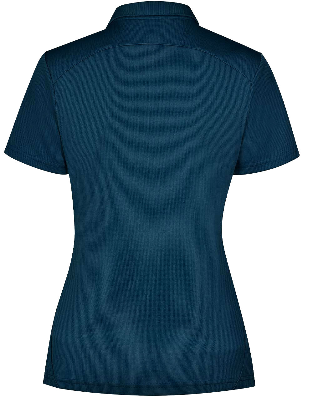 Lucky Bamboo Polo Ladies - Ocean Blue - Back