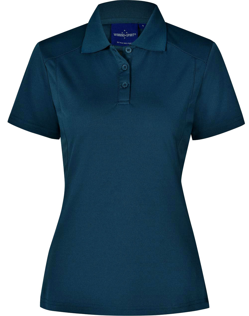 Lucky Bamboo Polo Ladies - Ocean Blue - Front