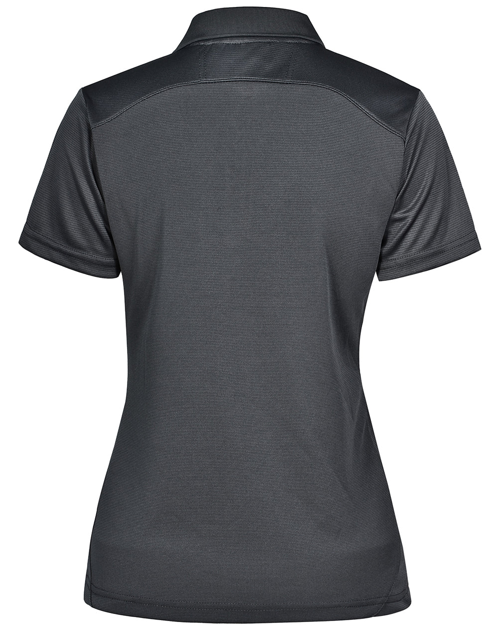 Lucky Bamboo Polo Ladies - Storm Grey - Back