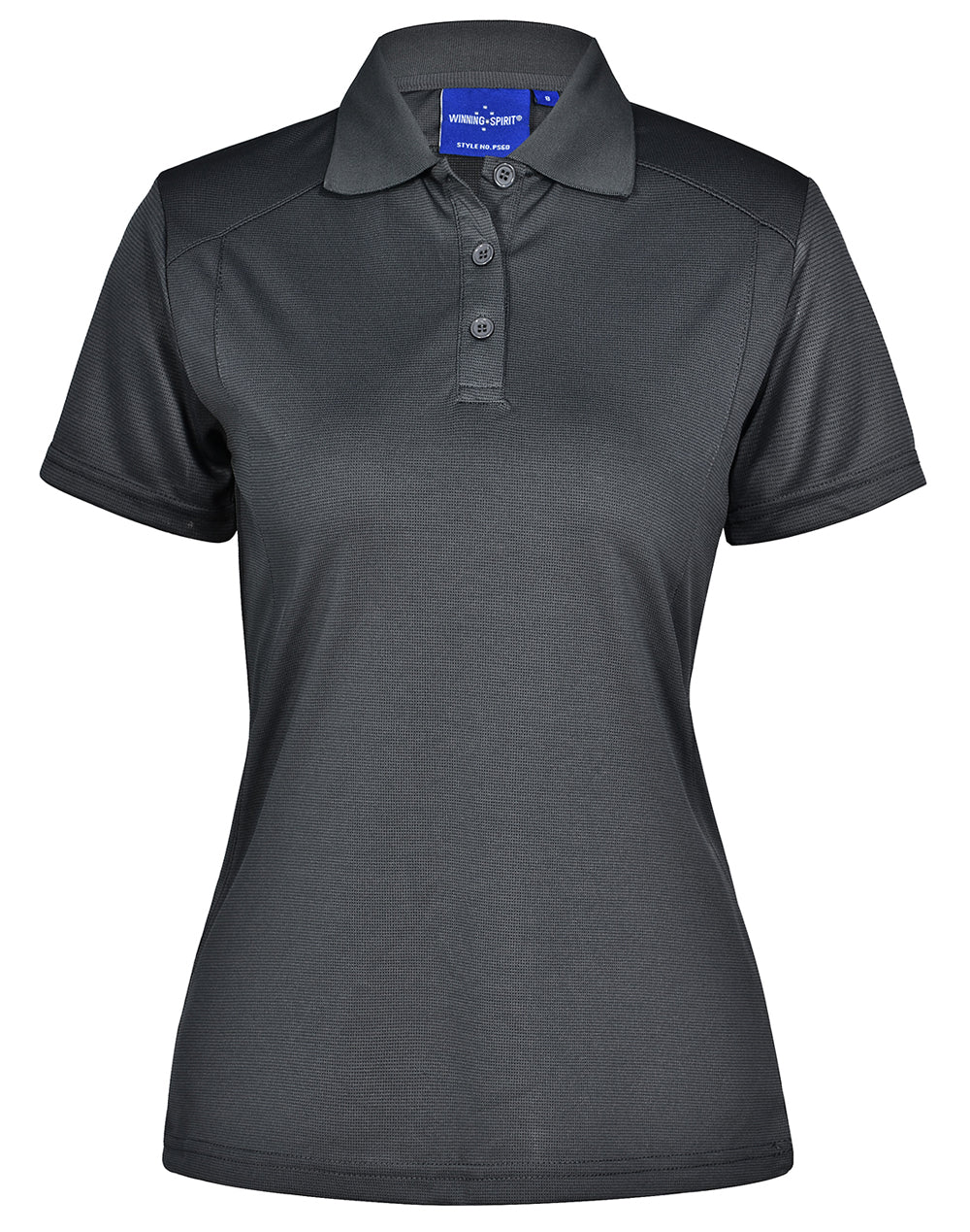 Lucky Bamboo Polo Ladies - Storm Grey - Front